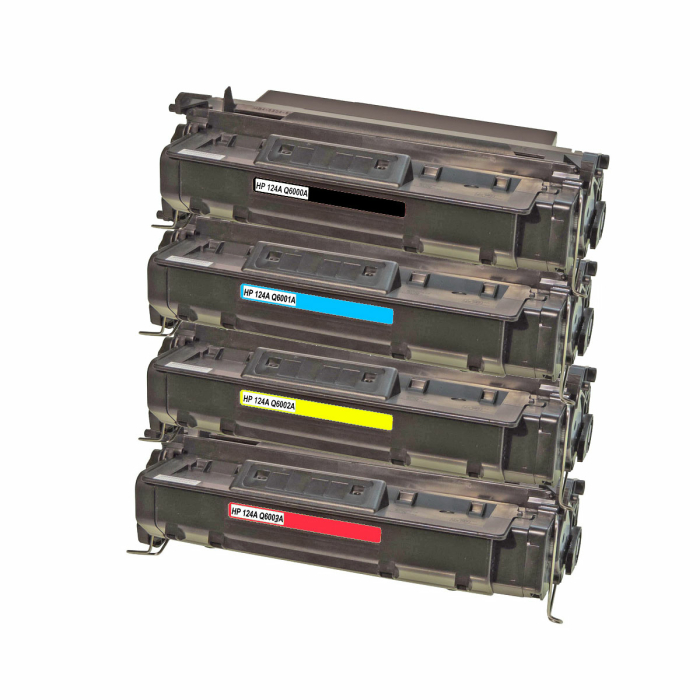 Kompatibel HP Q6000A, Q6001A, Q6002A, Q6003A Sparset 4 Toner alle Farben von Gigao