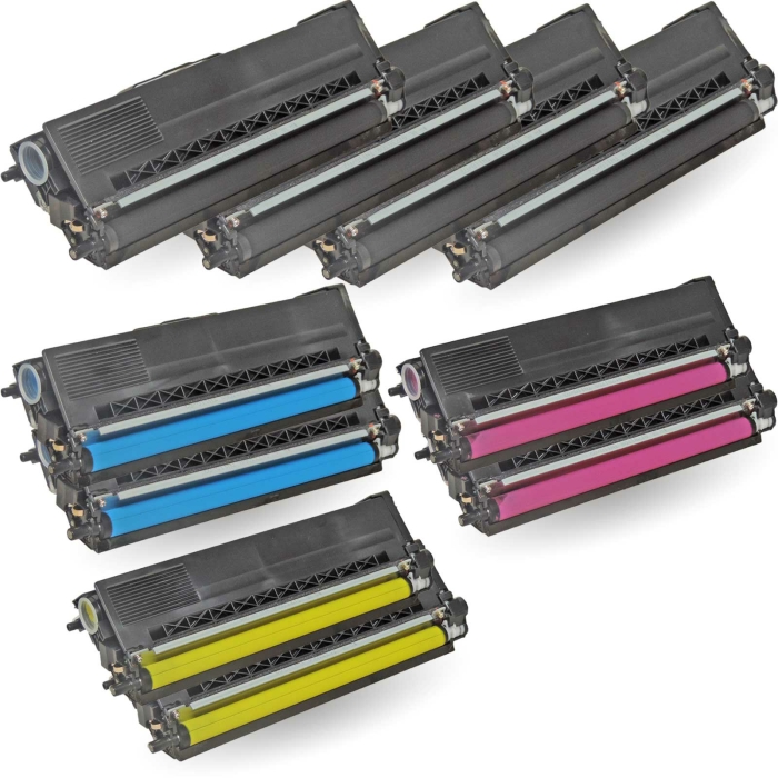 Kompatibel Brother TN-325 10er Set Toner Patronen Sparset alle Farben von D&C