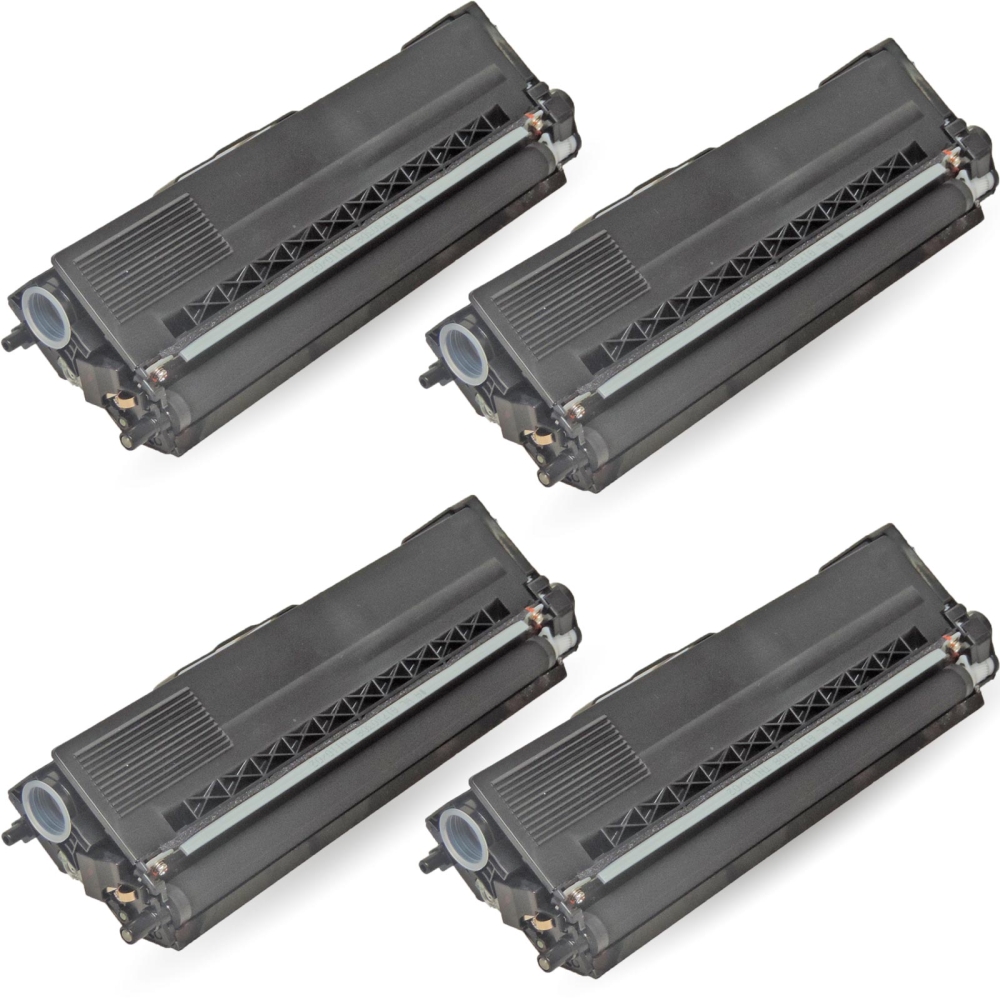 Kompatibel Brother TN-326 Toner Multipack 4 schwarze Tonerpatronen für je 4.000 Seiten von Gigao
