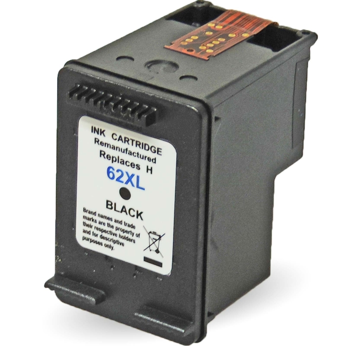 Kompatibel HP 62XL, C2P05AE BK Schwarz Black...