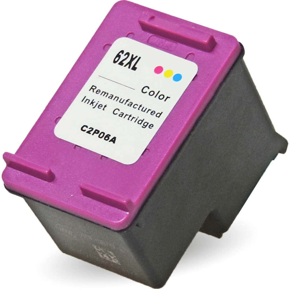 Kompatibel HP 62XL, C2P07AE C Color Cyan / Magenta / Gelb Druckerpatrone für 415 Seiten von Gigao