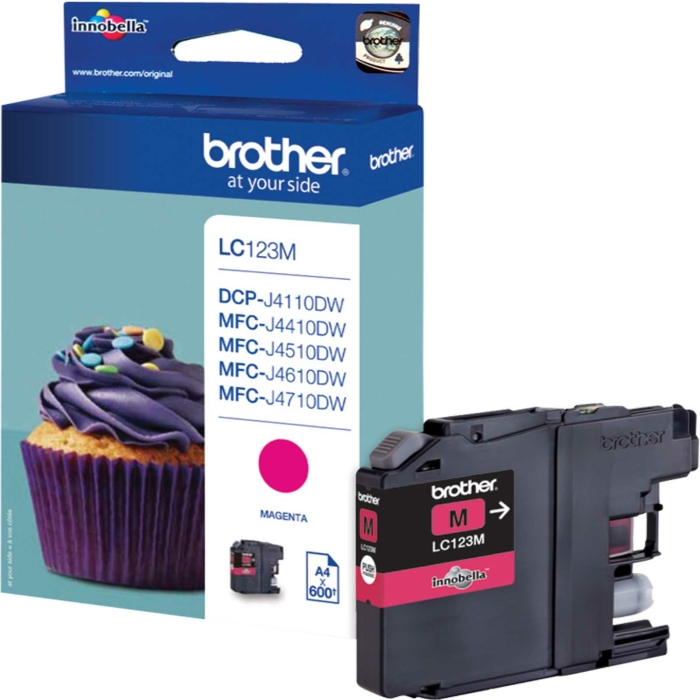 Brother Tinte LC-123 Original Kombi-Pack Schwarz Cyan Magenta Gelb LC123VALBPDR