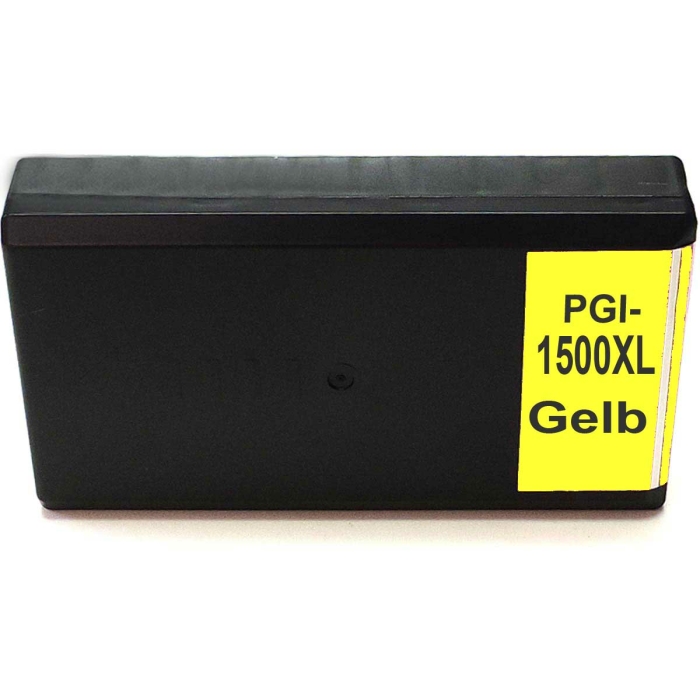 Kompatibel Canon PGI-1500 XL, 9195B001 Y Yellow Gelb Druckerpatrone f&uuml;r 710 Seiten von D&amp;C