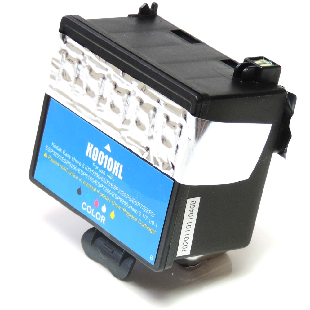 Kompatibel 3er Set Kodak 10XL BK 3949930 + 10XL C 3949922 Druckerpatronen 2x Black + 1x alle Farben von Gigao