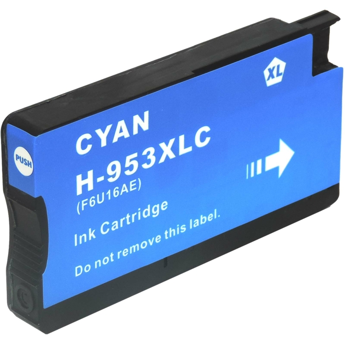 Kompatibel HP 953XL, F6U16AE C Cyan Blau Druckerpatrone f&uuml;r 1.600 Seiten von D&amp;C