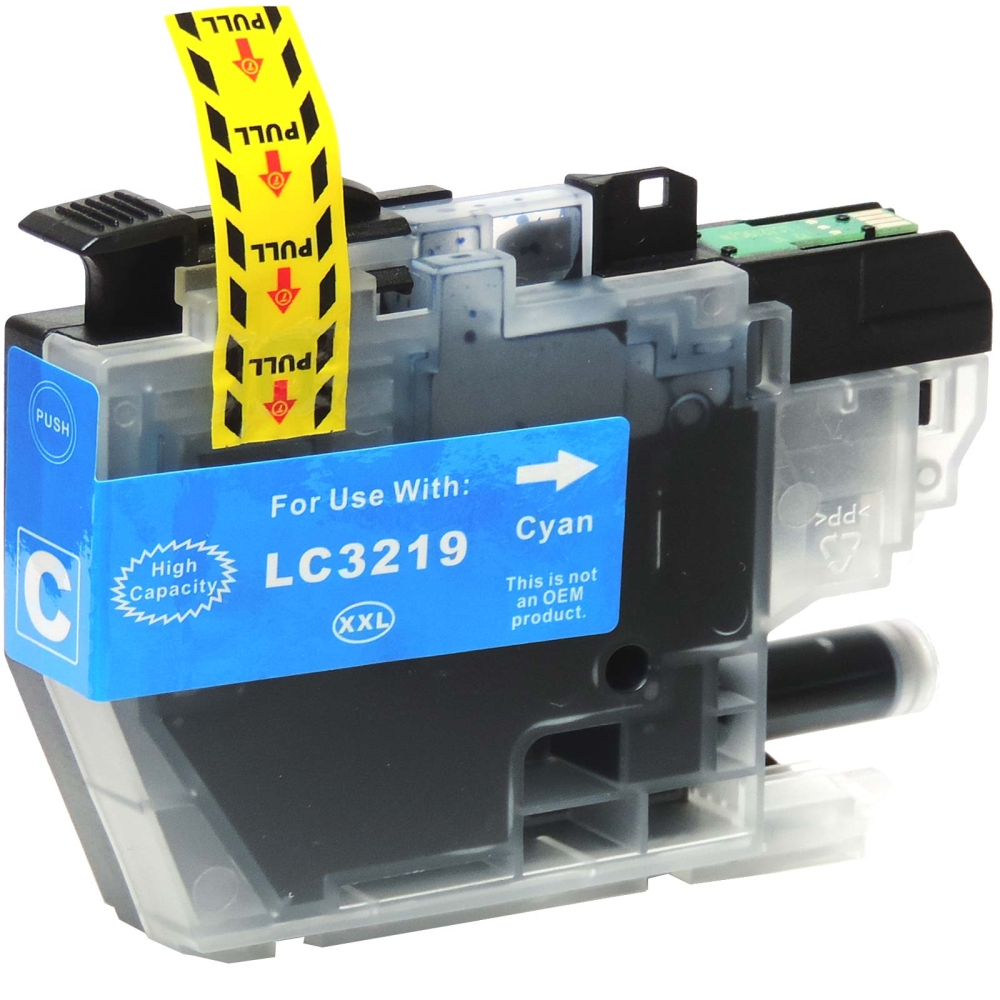 Kompatibel Brother LC-3219 XXL C Cyan Blau Druckerpatrone für 1.500 Seiten von D&C
