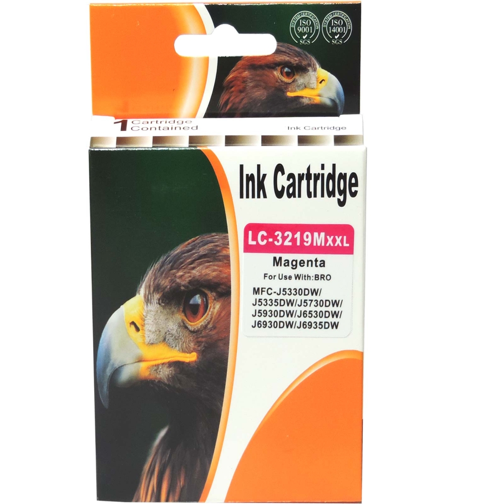 Kompatibel Brother LC-3219 XXL M Magenta Rot Druckerpatrone für 1.500 Seiten von D&C