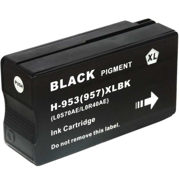 Kompatibel 2x HP 953XL, L0S70AE BK Black Multipack schwarze Druckerpatronen je 2.000 Seiten von D&amp;C