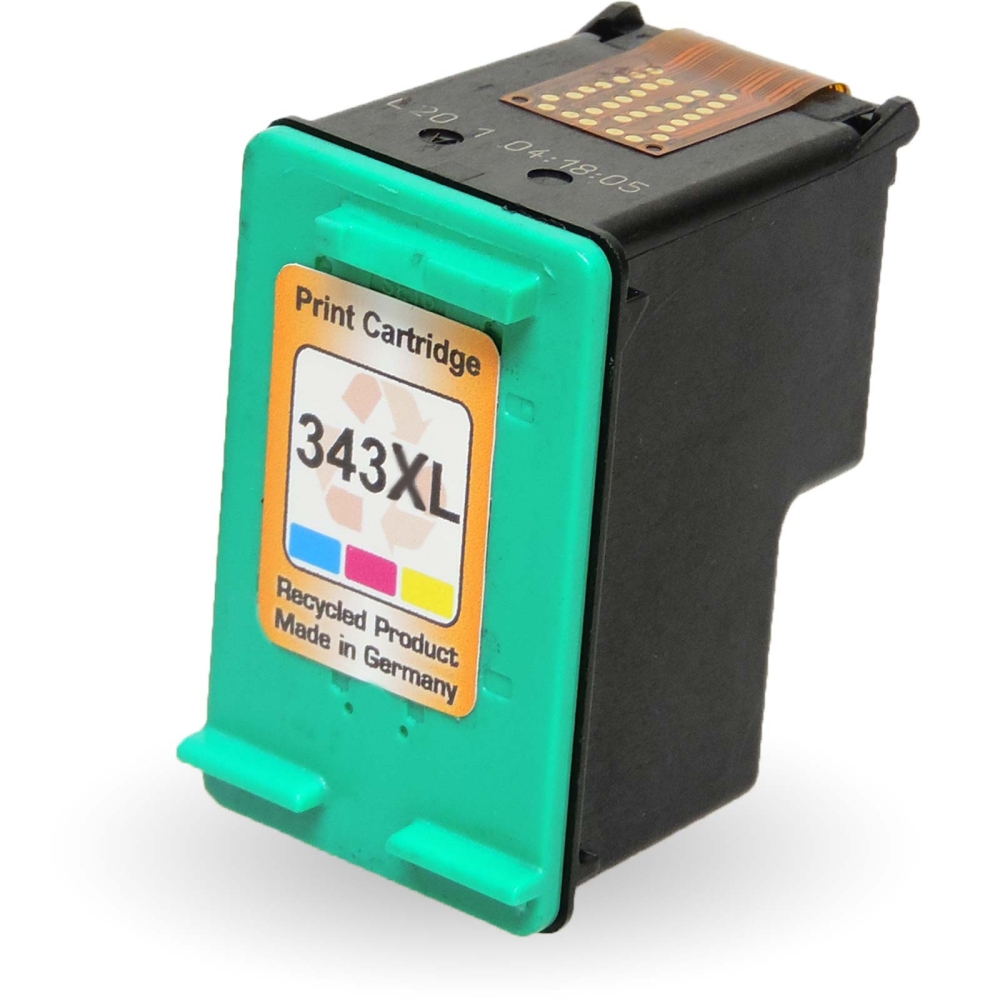 Kompatibel 2er Set HP 337 C9362EE + 343 C8766EE Druckerpatronen Schwarz + alle Farben von Gigao