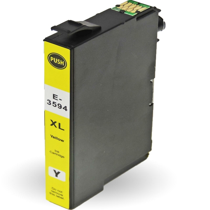 Kompatibel Epson Vorhängeschloss, T3594, 35XL, C13T35944010 Y Yellow Gelb Druckerpatrone für 1.900 Seiten von D&C