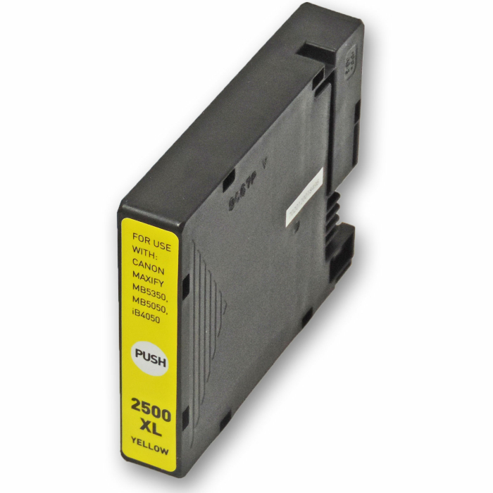 Kompatibel Canon 9267B001, PGI-2500 XL Y Yellow Gelb Druckerpatrone f&uuml;r 1.600 Seiten von D&amp;C