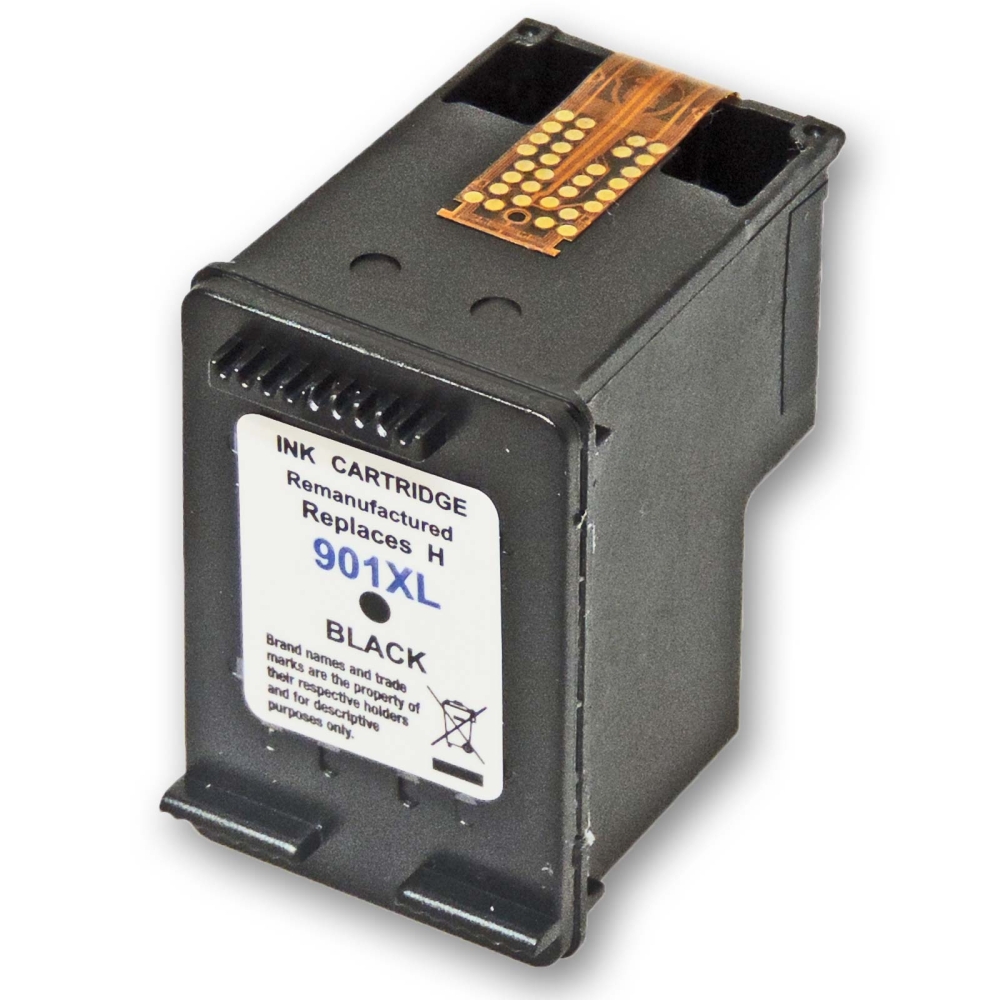 Kompatibel HP 901XL, CC654AE BK Schwarz Black Druckerpatrone für 700 Seiten von Gigao