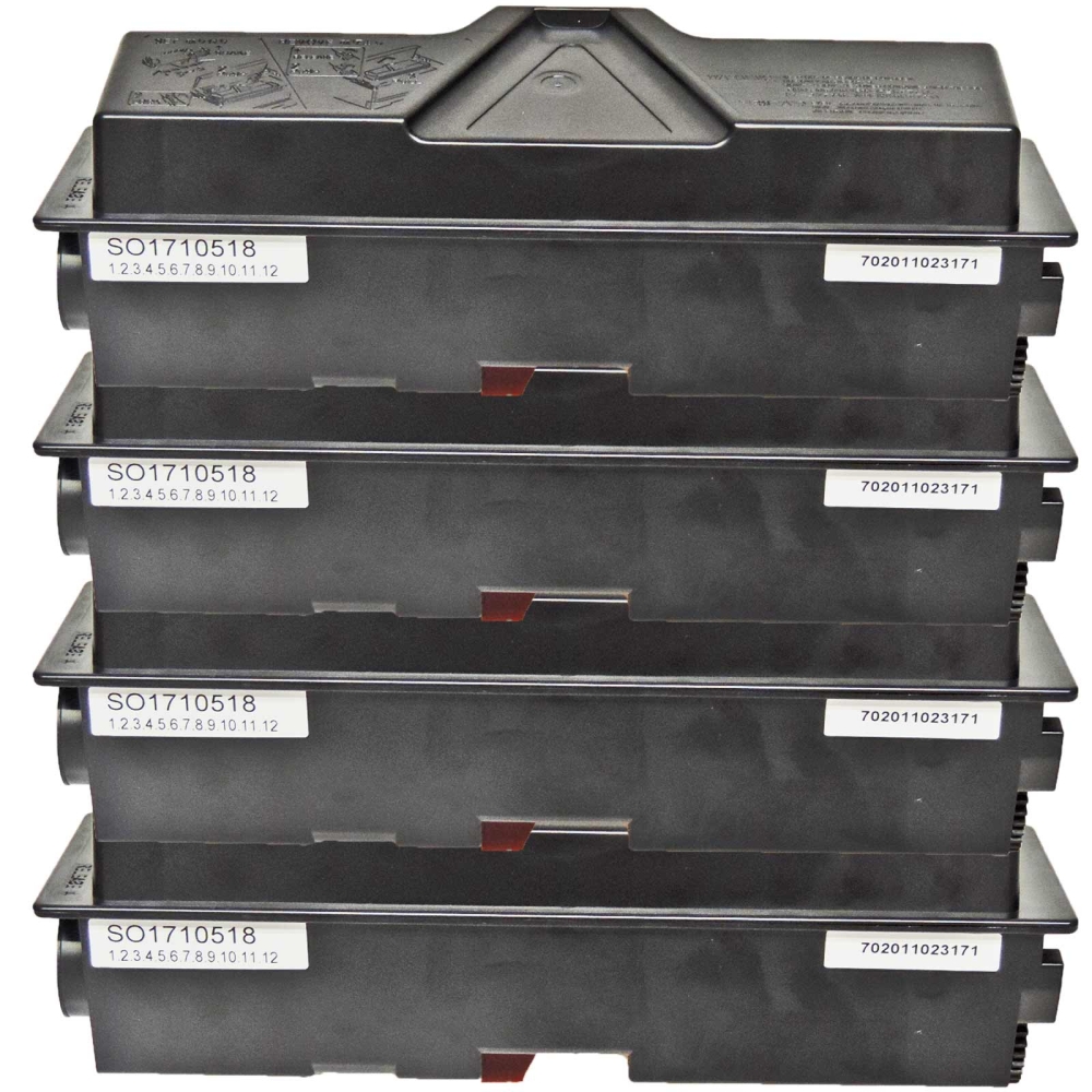 Kompatibel Kyocera TK-170, 1T02LZ0NL0 Toner Multipack 4 schwarze Tonerpatronen für je  von Gigao