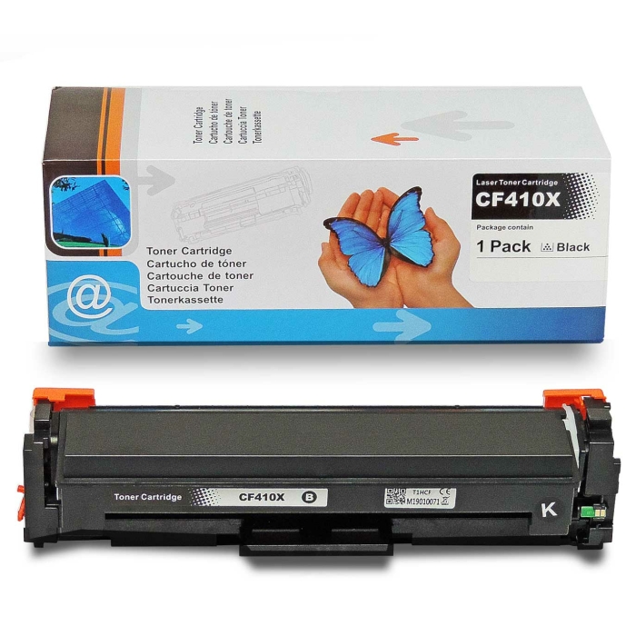 Kompatibel HP 410A/410X  CF410X, CF411X, CF413X, CF412X Sparset 4 Toner alle Farben von D&C