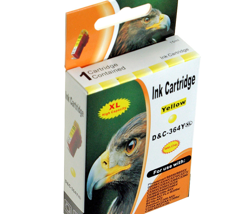 D&C Toner kompatibel HP Photosmart 5510 XL-Patrone Tinte Yellow hp 364XL y
