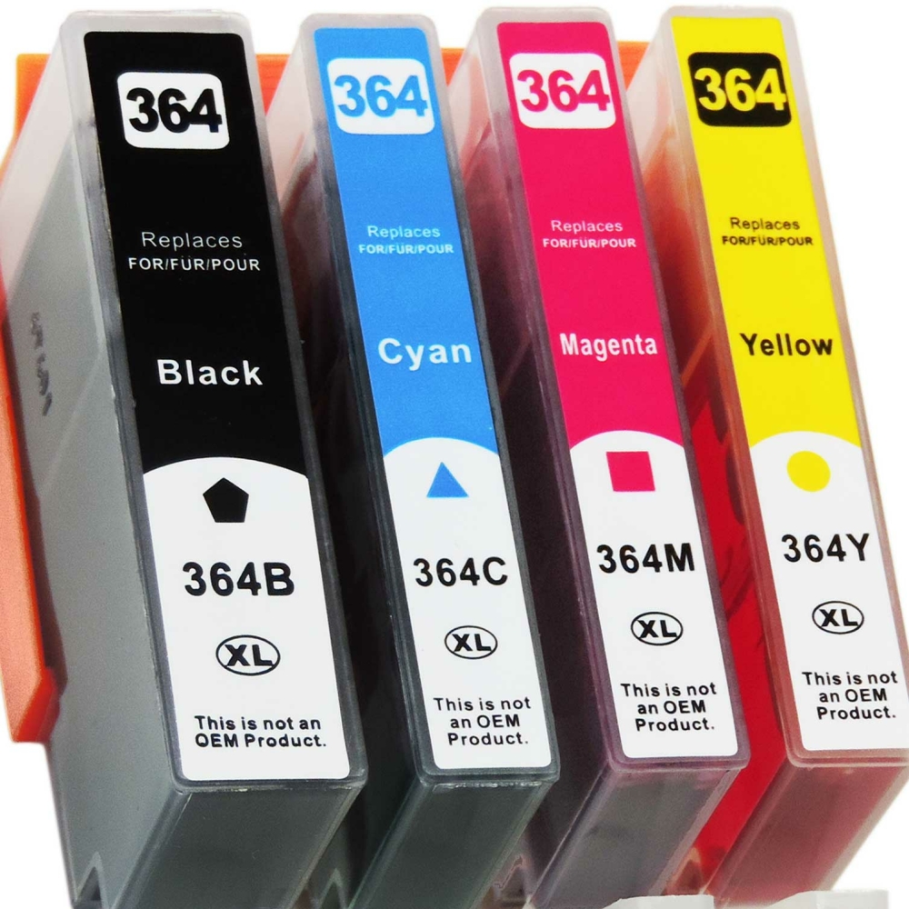 Gigao Toner ersetzt HP Photosmart 5510 Patronen 4er Set Tinte HP-364 XL