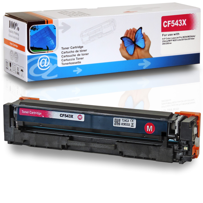 Kompatibel HP 203X, CF543X M Magenta Rot Toner Patrone...