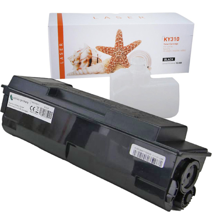 Gigao Toner ersetzt Kyocera TK-310, 1T02F80EU0 BK Schwarz Black Toner Patrone für 12.000 Seiten von Gigao