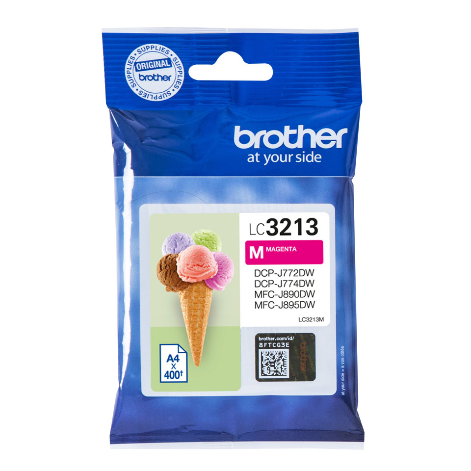 Original Brother LC-3213 M Tinte Magenta 400 Seiten
