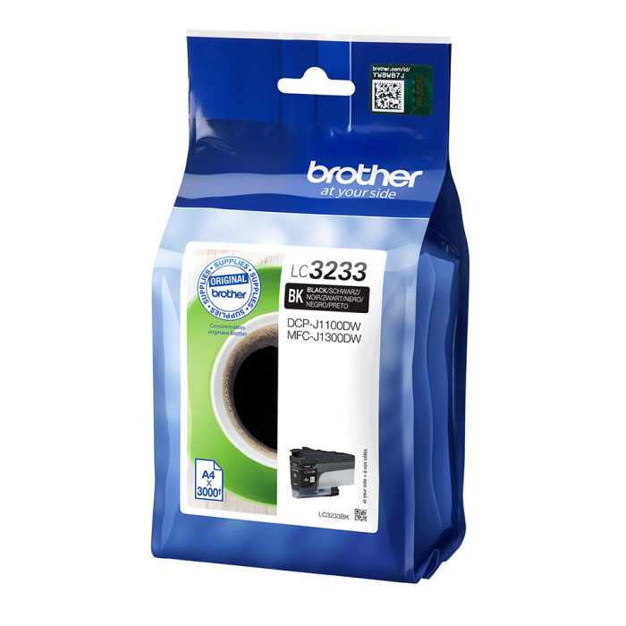 Original Brother Druckerpatrone LC-3233-BK Schwarz