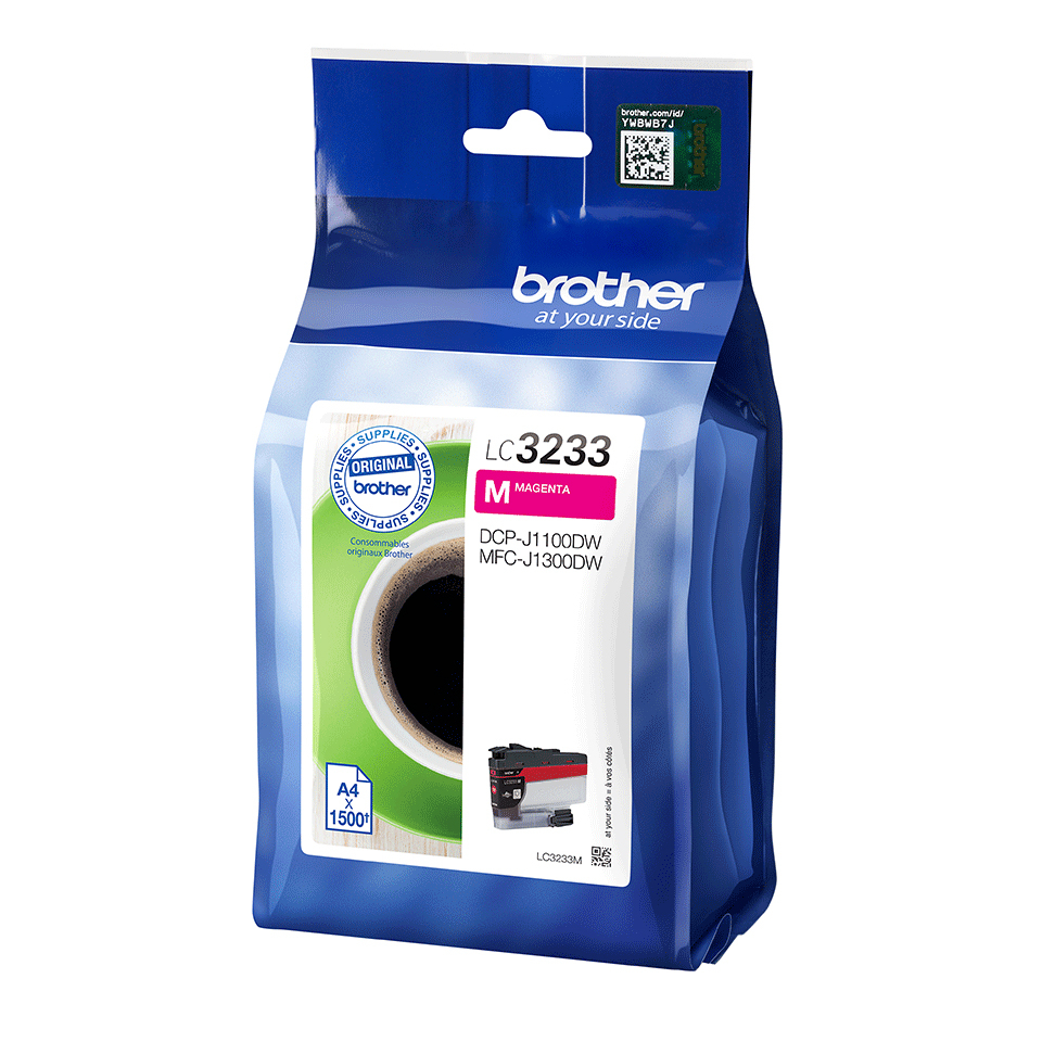 Original Brother Druckerpatrone LC-3233-M Magenta