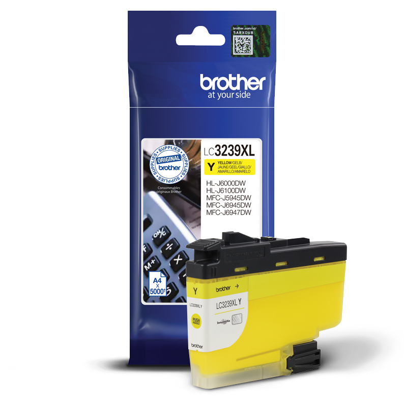 Original Brother Druckerpatrone LC-3239-XL-Y Yellow