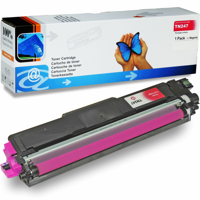 Kompatibel Brother TN-243BK / TN-247BK, TN-243C / TN-247C, TN-243M / TN-247M, TN-243Y / TN-247Y Sparset 4 Toner alle Farben von D&C