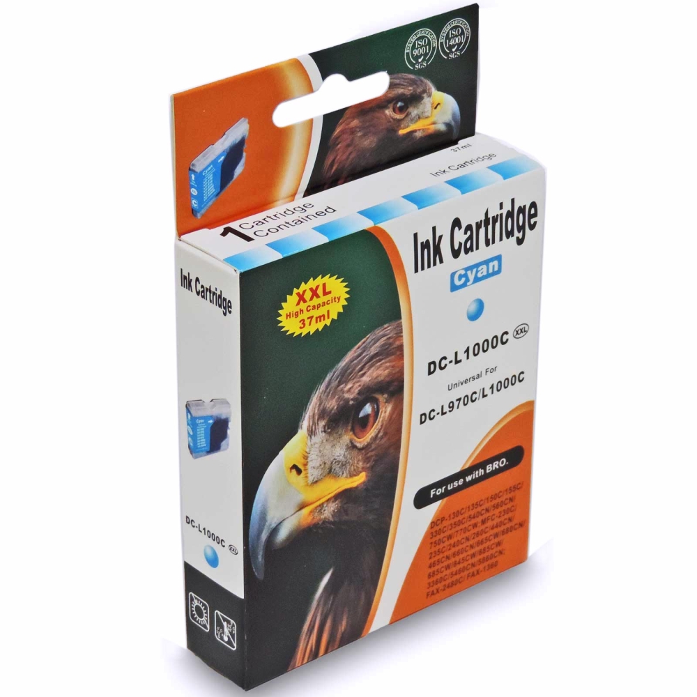 Kompatibel Brother LC-970 XXL, LC-1000 XXL Set 5 Druckerpatronen alle Farben von D&C