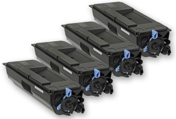 Kompatibel Kyocera TK-3160 Toner 1T02T90NL0 Toner Set 4 x Black Tonerpatronen je 12.500 Seiten von Gigao