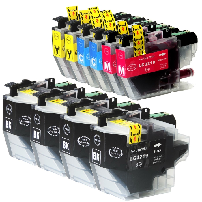 Kompatibel Brother LC-3219 XXL Set 10 Druckerpatronen alle Farben von D&C