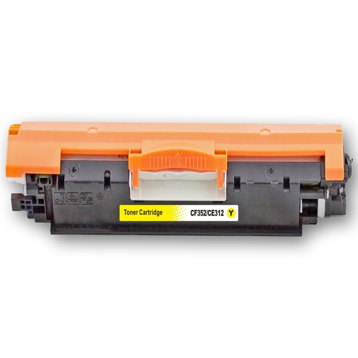 Kompatibel HP 130A, CF352A Y Yellow Gelb Toner Patrone für 1.000 Seiten von D&C