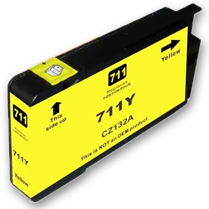 Kompatibel HP 711XL, CZ132A Y Yellow Gelb Druckerpatrone...