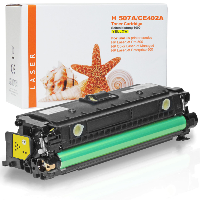 Kompatibel HP 507X CE400X, CE401A, CE403A, CE402A Sparset 4 Toner alle Farben von Gigao