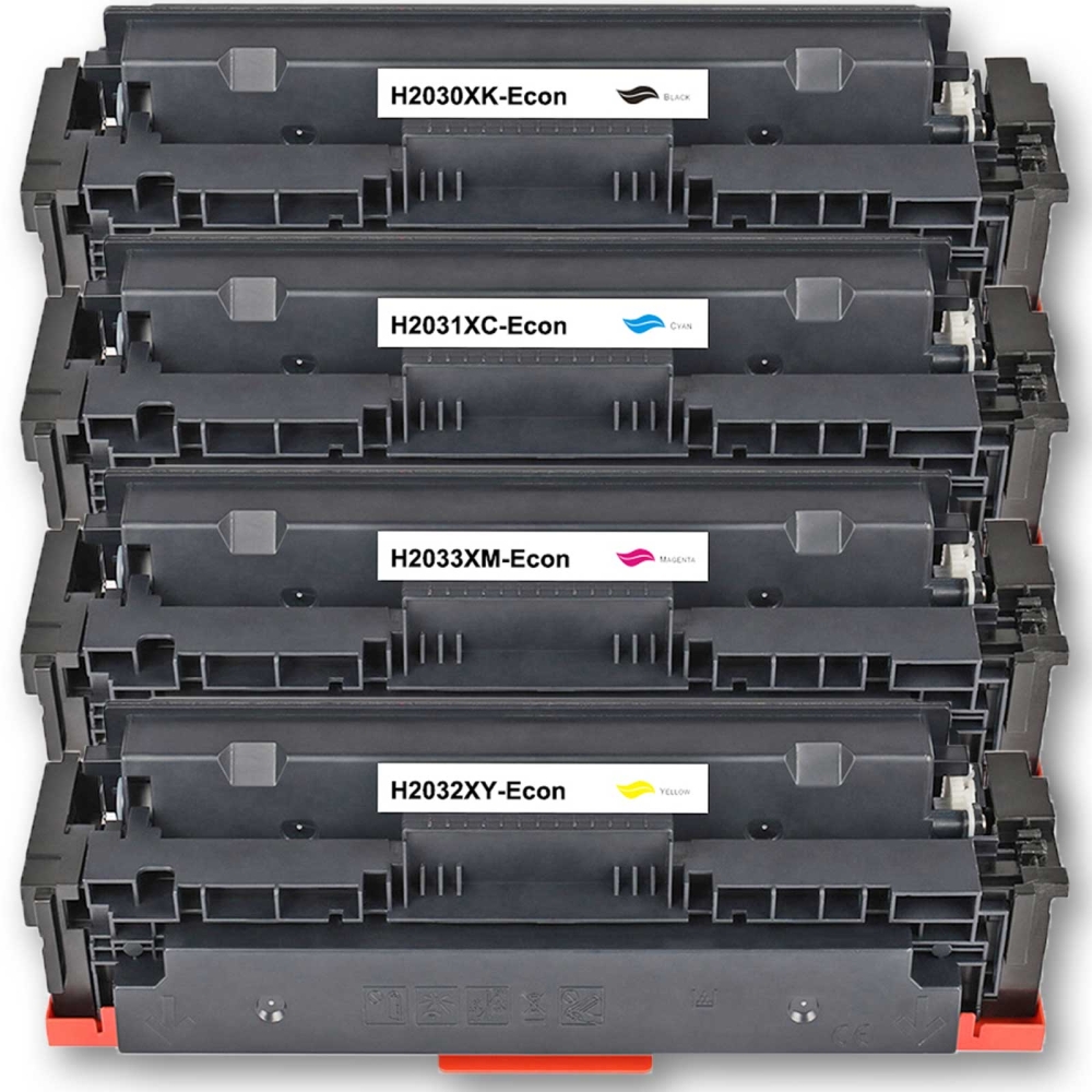 Kompatibel HP 415X mit OEM Chip! W2030X, W2031X, W2033X, W2032X Sparset 4 Toner alle Farben von Gigao