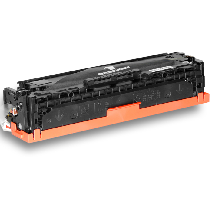 Kompatibel Toner HP Color LaserJet CM1512W (125A, CB540A) Schwarz Tonerkassette f&uuml;r HP Color LaserJet CM 1512 W Drucker