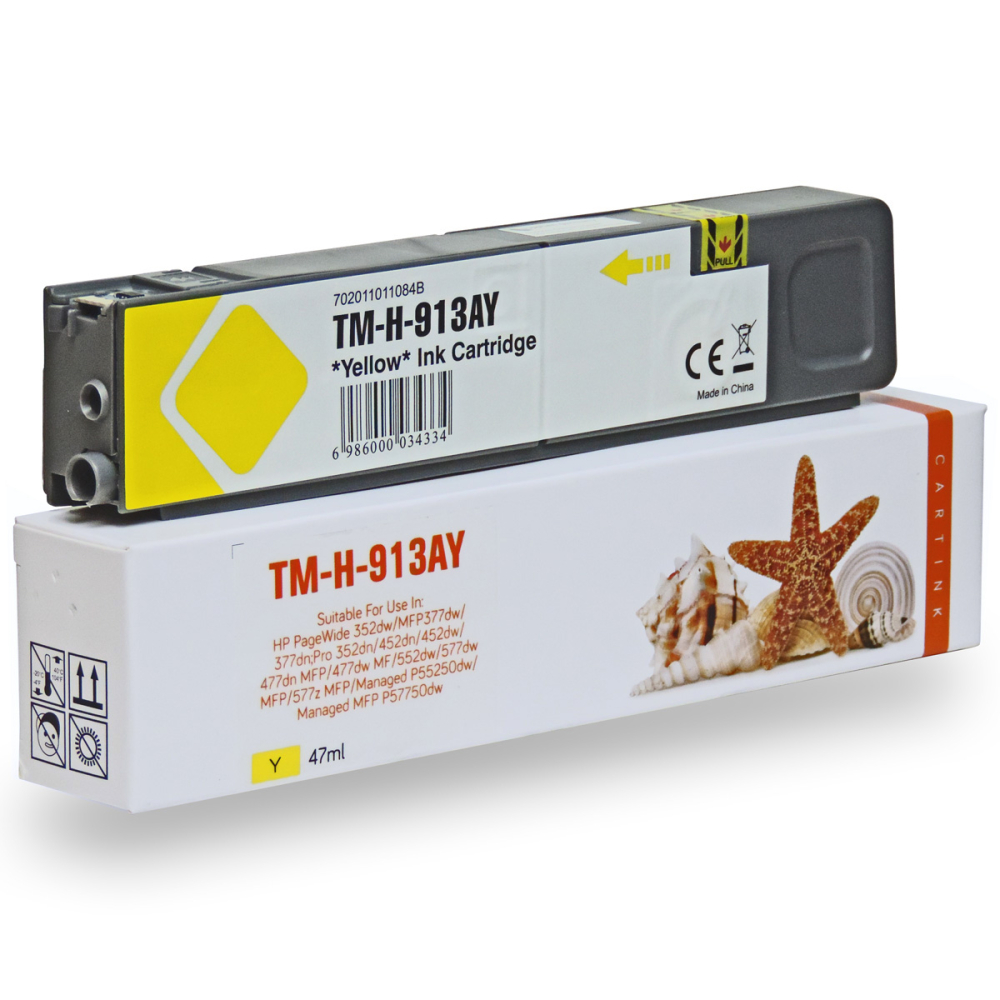 Kompatibel HP 913A, F6T79AE Y Yellow Gelb Druckerpatrone für 3.000 Seiten von Gigao