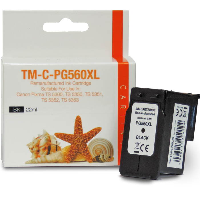 Kompatibel Canon PG-560 XL, 3712C001 BK Schwarz Black...