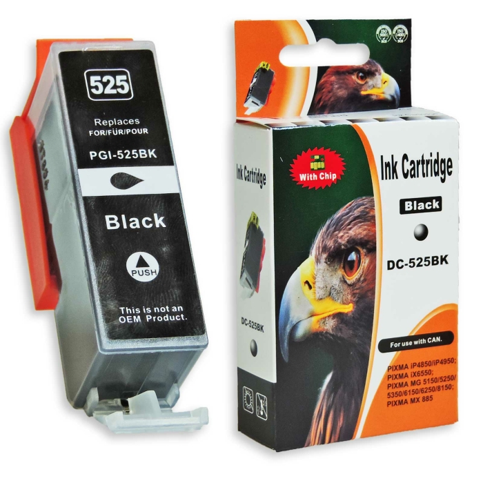Kompatibel 10er Tintenset für Canon Pixma IX6550 (PGI-525, CLI-526) Druckerpatronen für Canon Pixma IX 6550 Drucker