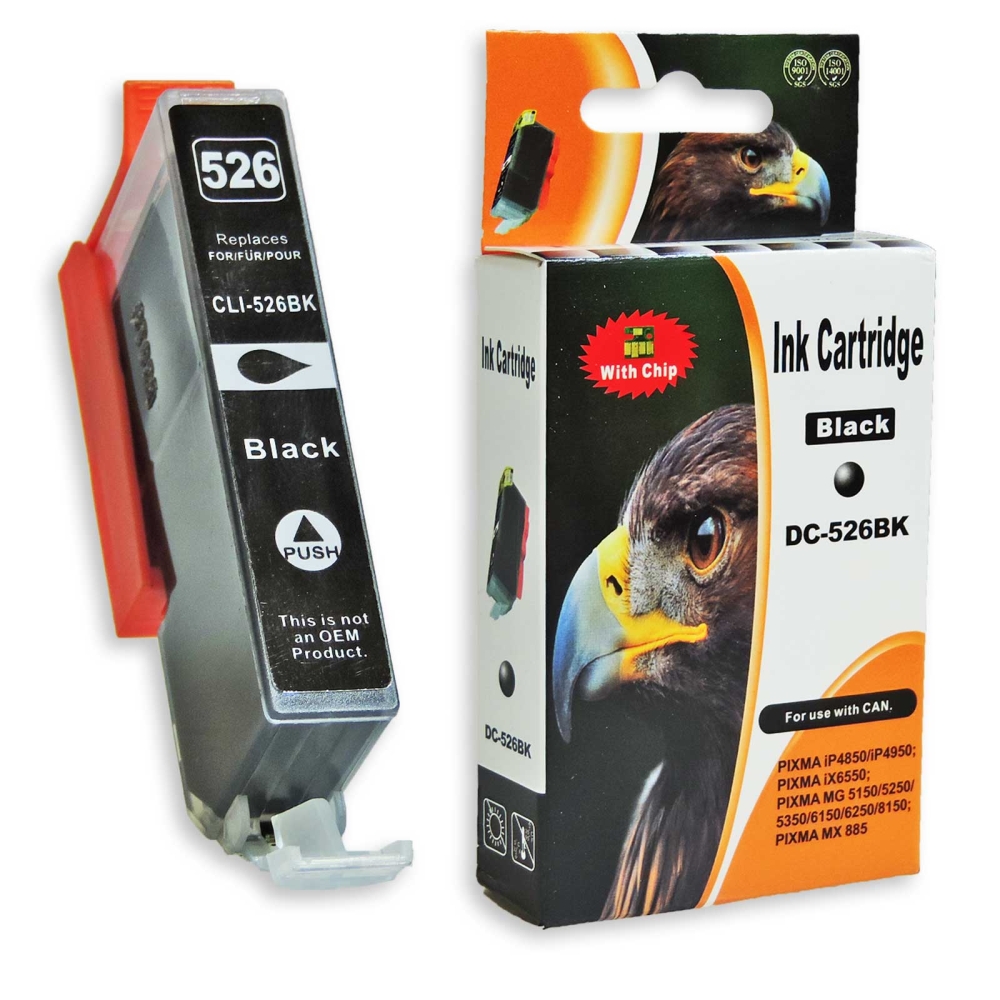 Kompatibel 10er Tintenset für Canon Pixma MG5350 (PGI-525, CLI-526) Druckerpatronen für Canon Pixma MG 5350 Drucker