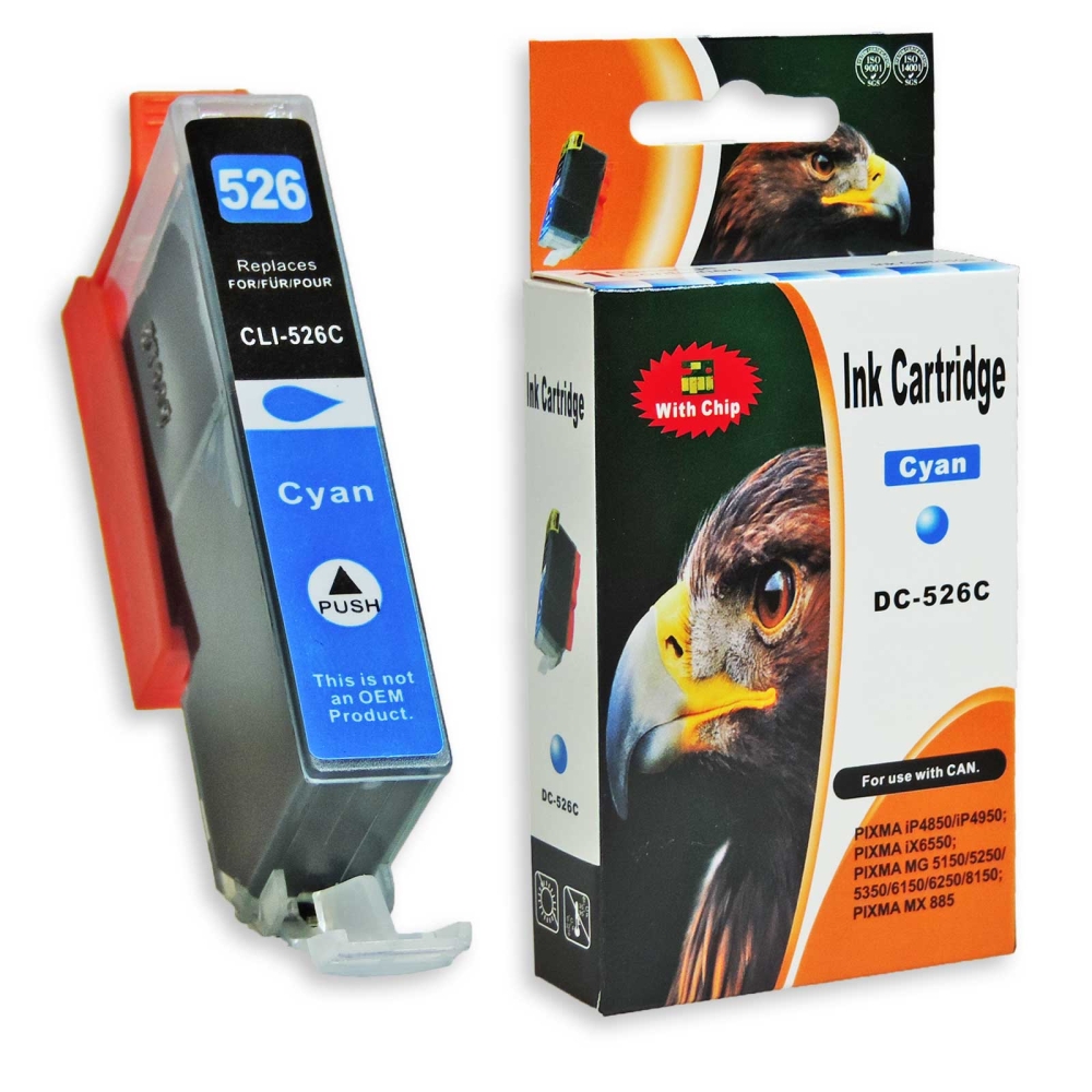 Kompatibel 10er Tintenset für Canon Pixma MG6250 (PGI-525, CLI-526) Druckerpatronen für Canon Pixma MG 6250 Drucker