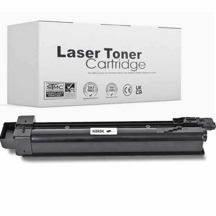 Kompatibel Kyocera TK-895K, TK-895C, TK-895M, TK-895Y Sparset 4 Toner alle Farben von Gigao