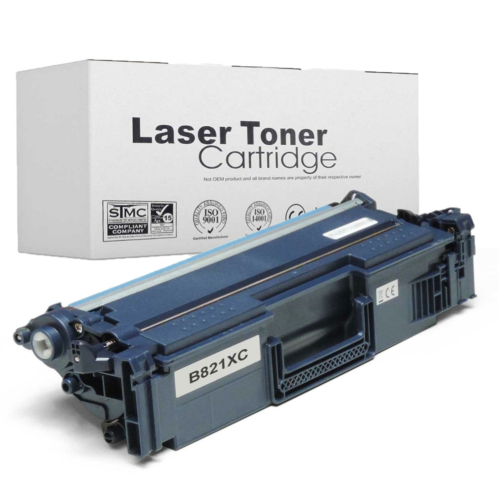 Kompatibel Brother TN-821 XL C Cyan Blau Toner Patrone für 9000 Seiten von Gigao