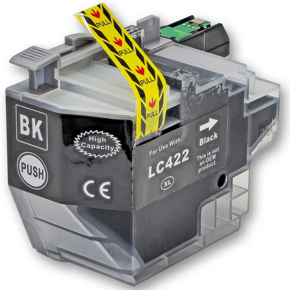 Kompatibel Brother LC-422XLBK Schwarz Black Druckerpatrone für 3000 Seiten von Gigao