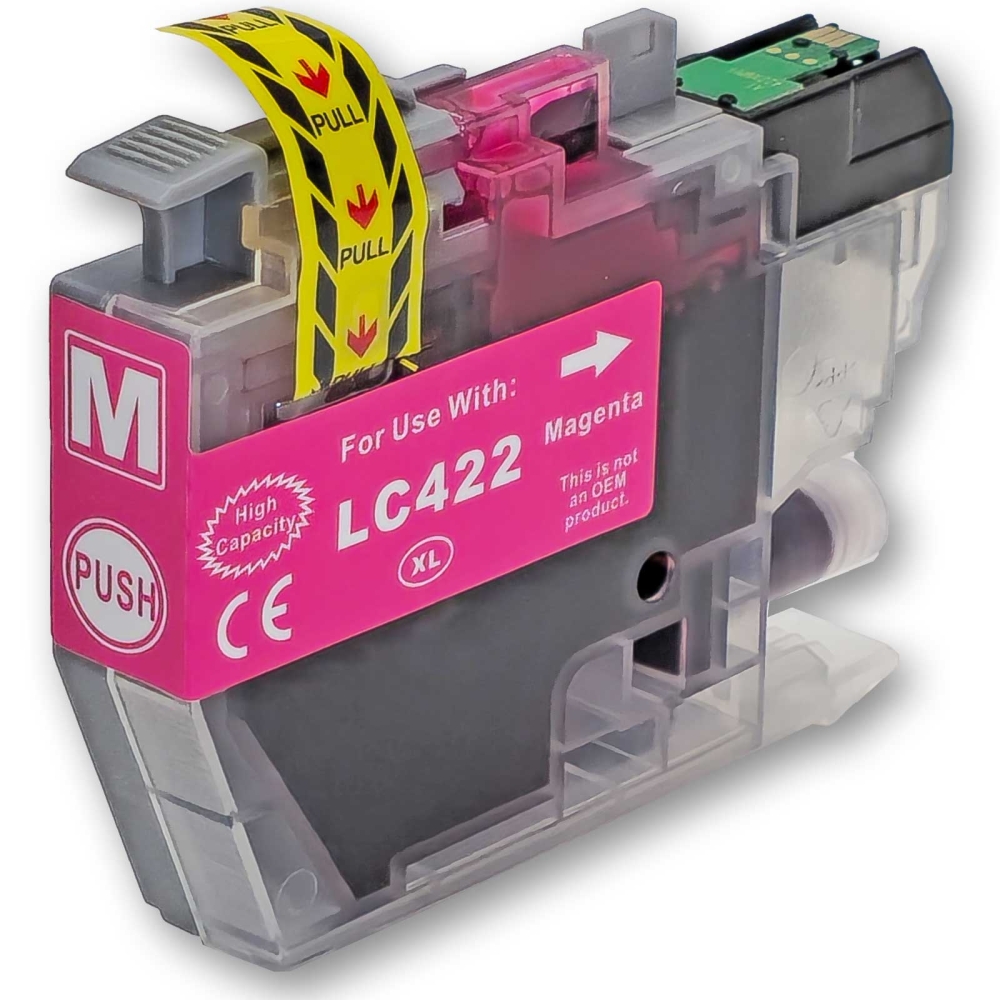 Kompatibel Brother LC-422XLM Magenta Rot Druckerpatrone für 1500 Seiten von Gigao
