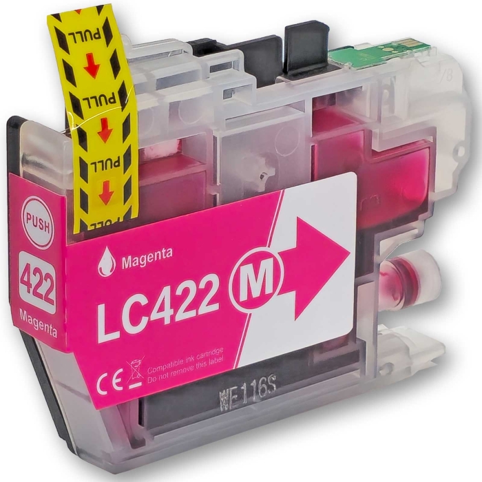 Kompatibel Brother LC-422M Magenta Rot Druckerpatrone...