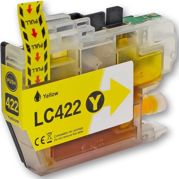 Kompatibel Brother LC-422Y Yellow Gelb Druckerpatrone...