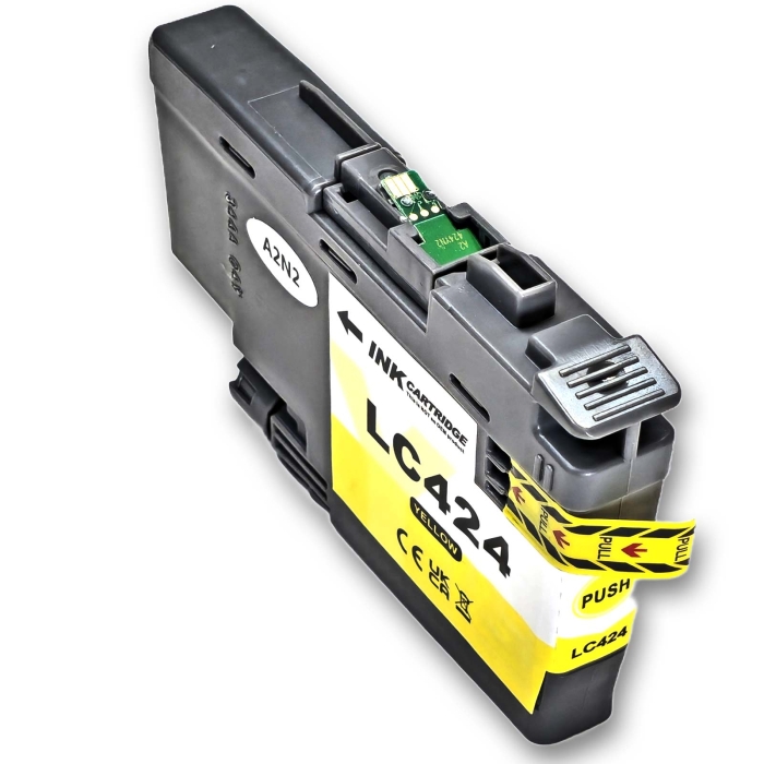 Kompatibel Brother LC-424Y Yellow Gelb Druckerpatrone...