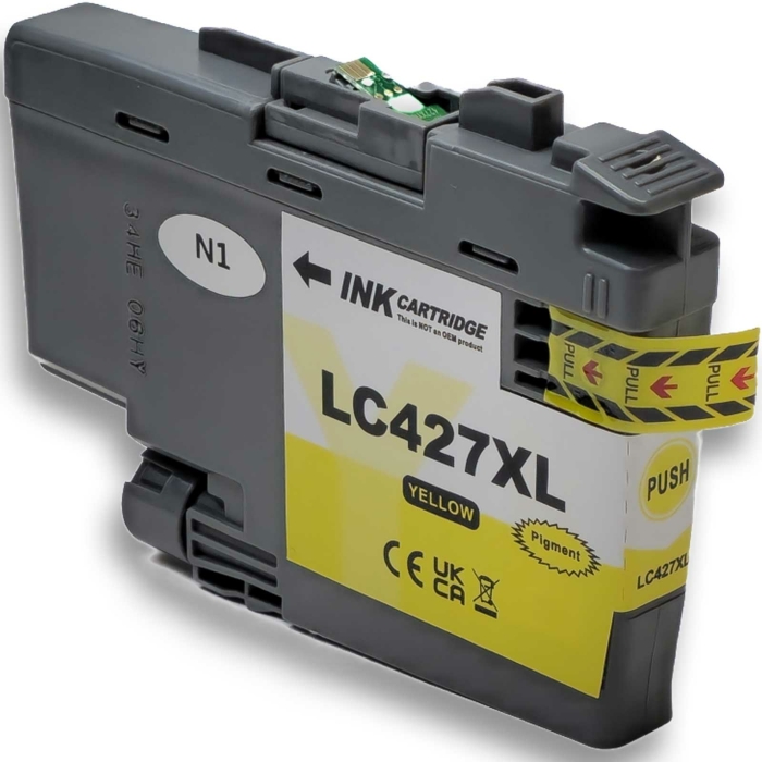Kompatibel Brother LC-427 XL Y Yellow Gelb Druckerpatrone für 5000 Seiten von Gigao