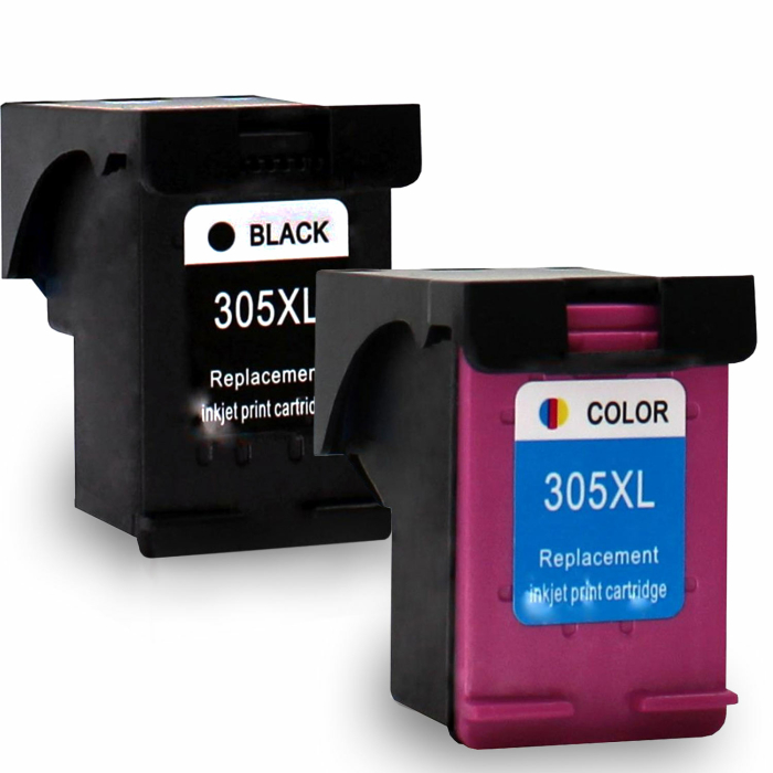 4er Tintenset wiederbefüllt für Envy Pro 6455 (305XL, 6ZD17AE, 6ZA94AE) Druckerpatronen für Envy Pro 6455 Drucker