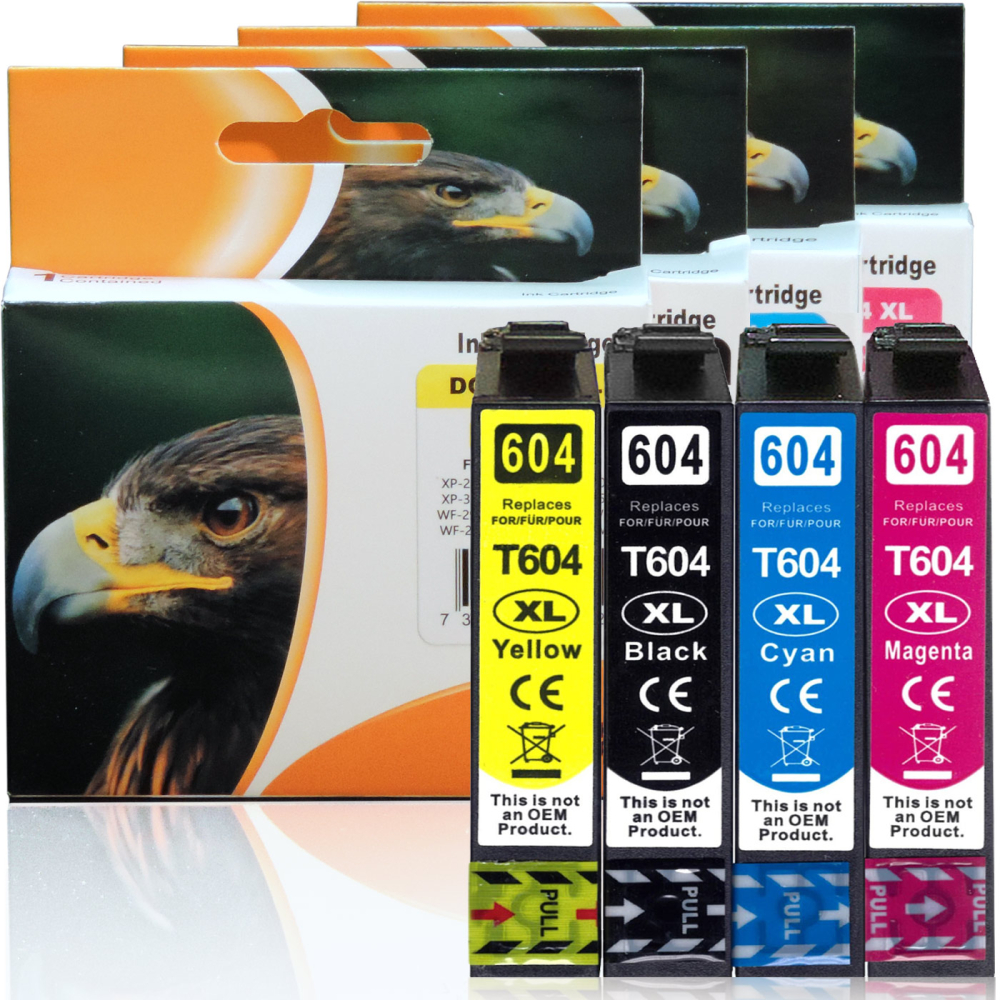 4er Set D&C Tinte für Expression Home XP-4200 Series Druckerpatronen kompatibel XP4200 Series Drucker